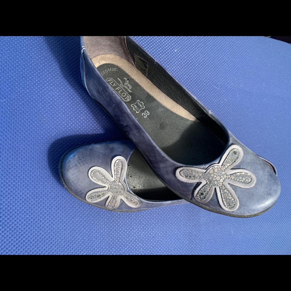 Blue flats